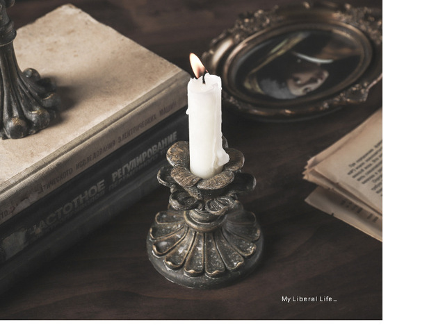 Francuski klasyczny świecznik dekoracyjny prezent retro, technologia wyświetlania - Wianko - 8