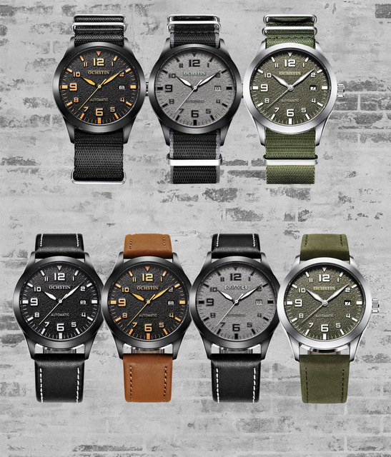 Mężczyźni zegarek mechaniczny OCHSTIN - luksusowy Casual Dress wojskowy Outdoor Sports wodoodporny zegar na rękę - Wianko - 8