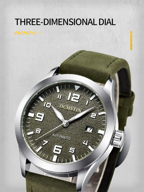Mężczyźni zegarek mechaniczny OCHSTIN - luksusowy Casual Dress wojskowy Outdoor Sports wodoodporny zegar na rękę - Wianko - 16