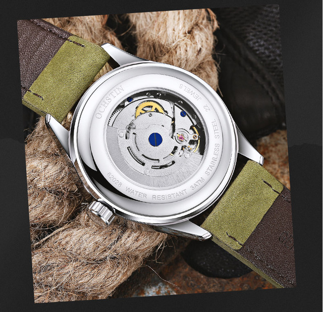 Mężczyźni zegarek mechaniczny OCHSTIN - luksusowy Casual Dress wojskowy Outdoor Sports wodoodporny zegar na rękę - Wianko - 24