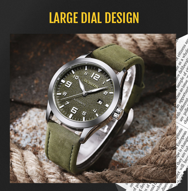Mężczyźni zegarek mechaniczny OCHSTIN - luksusowy Casual Dress wojskowy Outdoor Sports wodoodporny zegar na rękę - Wianko - 22