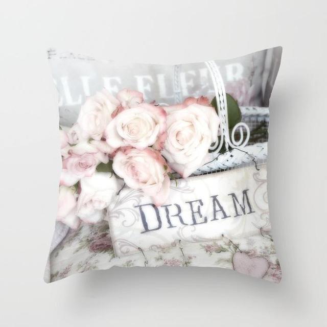 Poduszka dekoracyjna w kształcie różowej róży, wykonana z pluszowej tkaniny, idealna na poduszkę kanapową lub krzesło - bez wypełnienia - Wianko - 24