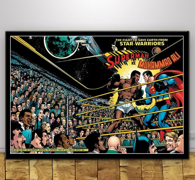 Muhammad Ali King – Gwiazdkowe plakaty i druki, obraz na płótnie czarno-białe, kulturystyczne zdjęcia do wnętrz - Wianko - 11