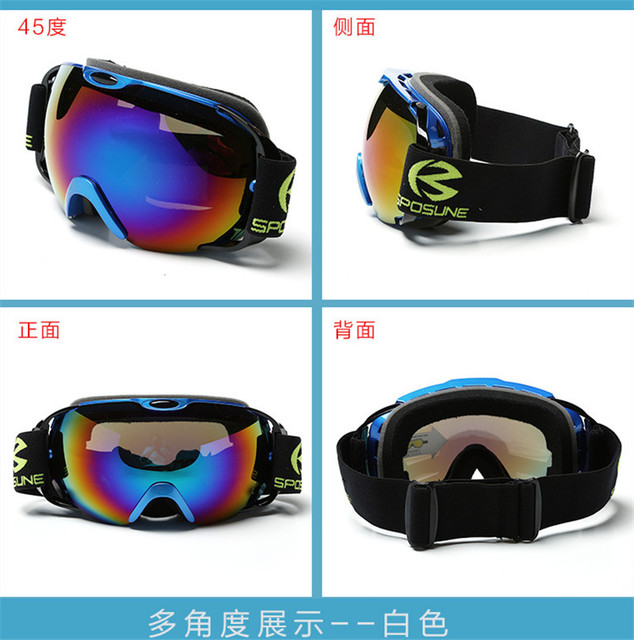 Gogle narciarskie z podwójnymi soczewkami dla dorosłych, skibrille męskie i damskie, snowboard, oculos esqui - Wianko - 18
