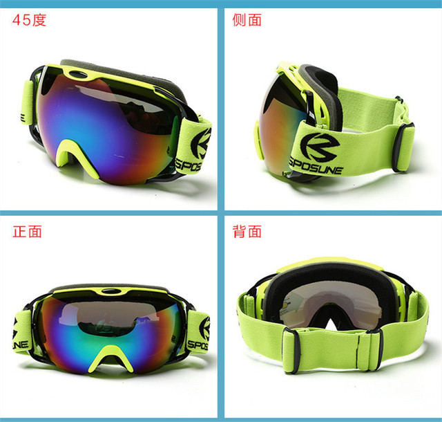 Gogle narciarskie z podwójnymi soczewkami dla dorosłych, skibrille męskie i damskie, snowboard, oculos esqui - Wianko - 21