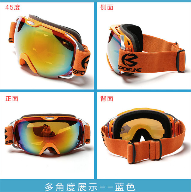 Gogle narciarskie z podwójnymi soczewkami dla dorosłych, skibrille męskie i damskie, snowboard, oculos esqui - Wianko - 17