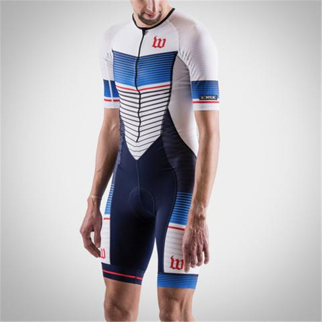 Męski strój triathlonowy Wattie Ink z dżerseju do kolarstwa MTB - jednoczęściowy kombinezon prędkościowy Chrono Ciclismo - Wianko - 31