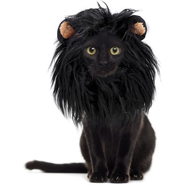 Nakrycie głowy dla kota w stylu lwa brązowego - śmieszne przebranie domowe, uniwersalny i uroczy prezent dla zwierzątka - Wianko - 6
