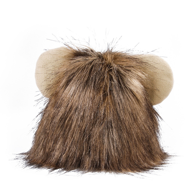 Nakrycie głowy dla kota w stylu lwa brązowego - śmieszne przebranie domowe, uniwersalny i uroczy prezent dla zwierzątka - Wianko - 15
