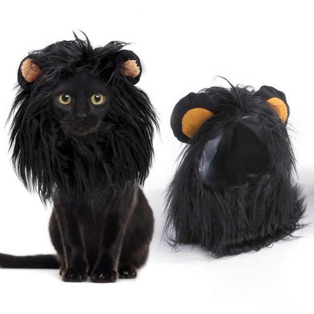 Nakrycie głowy dla kota w stylu lwa brązowego - śmieszne przebranie domowe, uniwersalny i uroczy prezent dla zwierzątka - Wianko - 5