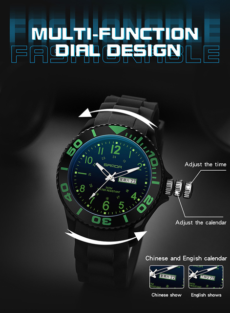 Nowy Zegarek Dla Dzieci 2021 - Elektroniczny, Wodoodporny, Osobowościowy Uczeń z Podwójnym Kalendarzem (Chiński i Angielski) - Model 6051 - Wianko - 5
