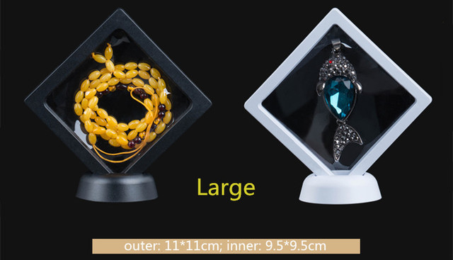 Pudełko na biżuterię PE cienka folia - zawieszenie, przezroczysty pojemnik na pierścionki, naszyjniki, bransoletki i kolczyki - Wianko - 4