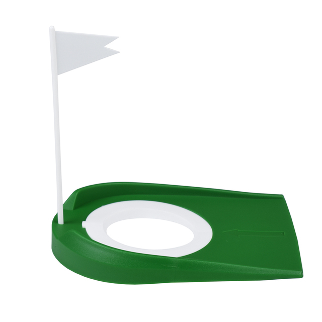 Automat treningowy do golfa - pomoc treningowa Putting Cup z otworem i flagą plastikowa - Wianko - 3