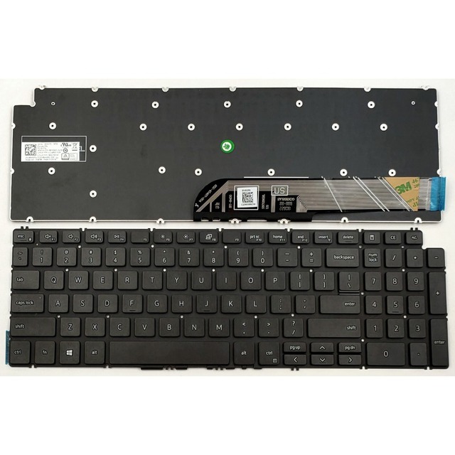 Klawiatura laptopa US czarny do Dell Inspiron 15 serii 77590, 5584-5594, 5598 - Wianko - 1