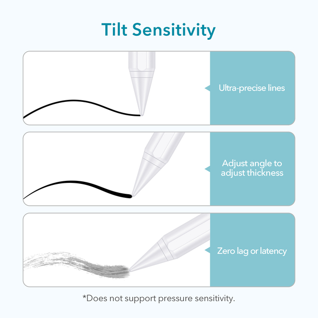 ESR dla Apple ołówek rysik dla iPad Air 4 ołówek dotykowy dla iPad Pro 11 12.9 2020 ołówek dla iPad dla Apple ołówek 1 2 - Wianko - 6