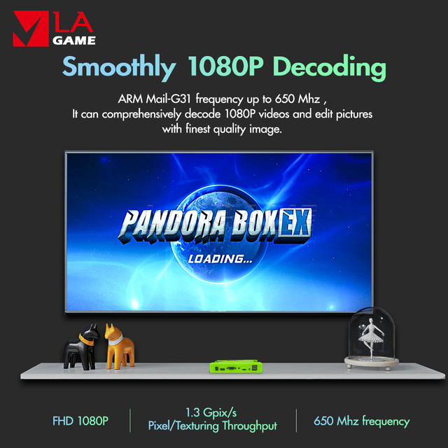 Automat do gier na monety FHD 1080p Pandoras Arcade Box EX z 3300 najnowszymi grami w 1. Gry planszowe DDR4 RAM 2021. Konsola walki z gra arkadowa - Wianko - 6