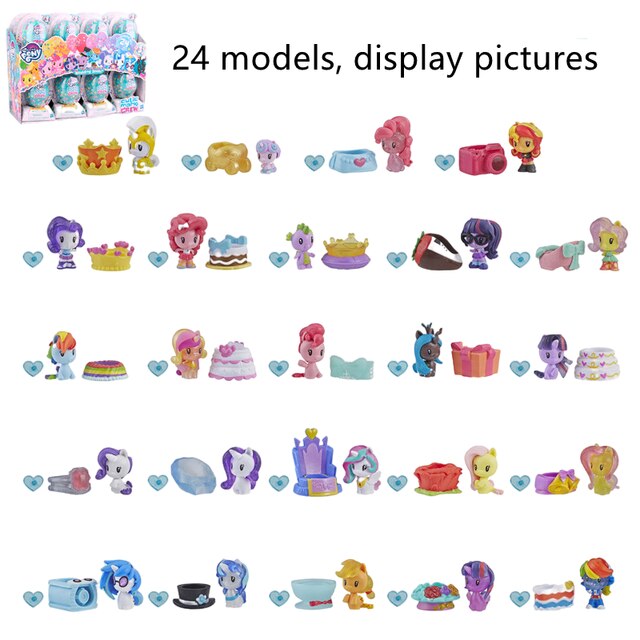 Figurka akcji Mój mały kucyk - polowanie na niespodzianki, pudełko dla lalek, zabawki Mini księżniczki, postacie z Anime - prezenty dla dziewczynek - Wianko - 4