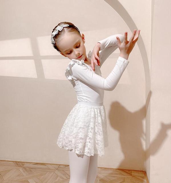 Biała sukienka do tańca dla dziewczynek, księżniczka, rozmiary 4-9T - Wianko - 2