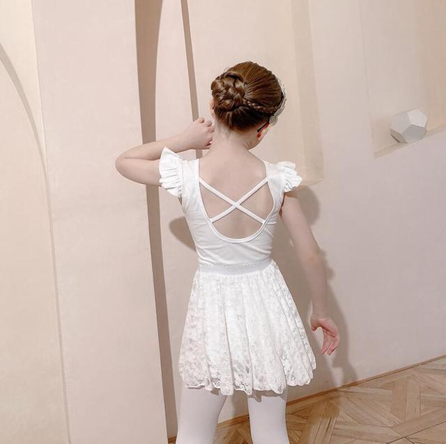 Biała sukienka do tańca dla dziewczynek, księżniczka, rozmiary 4-9T - Wianko - 8