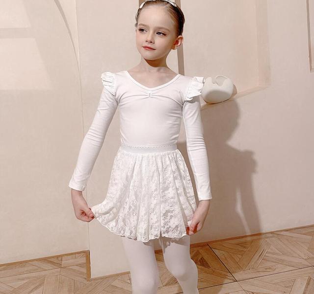 Biała sukienka do tańca dla dziewczynek, księżniczka, rozmiary 4-9T - Wianko - 9