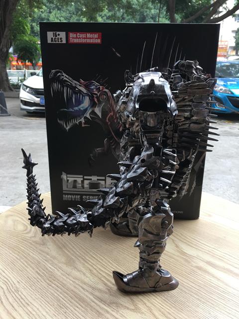 Figurka akcji Grimlock transformowalny Robot LS11 WEIJIANG BMB LS-05 dinozaur 38CM Anime film - Wianko - 25