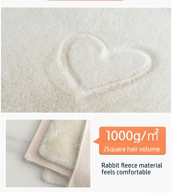 Faux futro okrągłe dywaniki dla dzieci do sypialni i salonu, białe - Wianko - 6