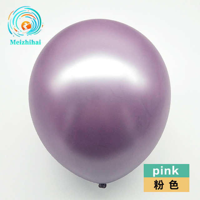 10 sztuk błyszczących metalowych perłowych balonów lateksowych 12 cali - Wianko - 9