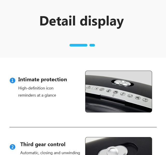 Mała niszczarka biurowa i domowa Rayson 601s - elektryczny rozdrabniacz dokumentów wycinający paski - Wianko - 12