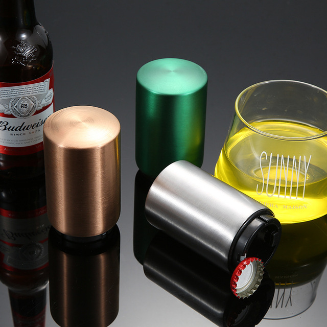 Automatyczny otwieracz do butelek napojów gazowanych Cola, magnes z nierdzewnej stali - Wianko - 4