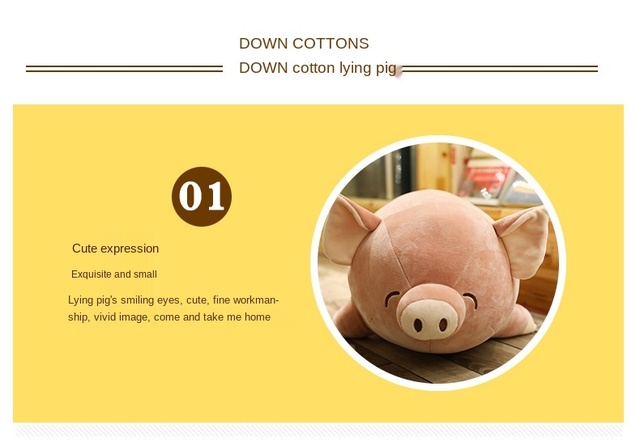 Pluszowa poduszka w kształcie miękkiej bawełnianej świnki - idealny prezent dla dzieci i przyjaciół - Wianko - 10