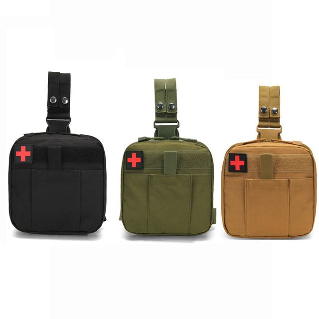 Molle pas biodrowy torba medyczna na nogę, wojskowa, męska, podróż, rower, myślistwo - Wianko - 5