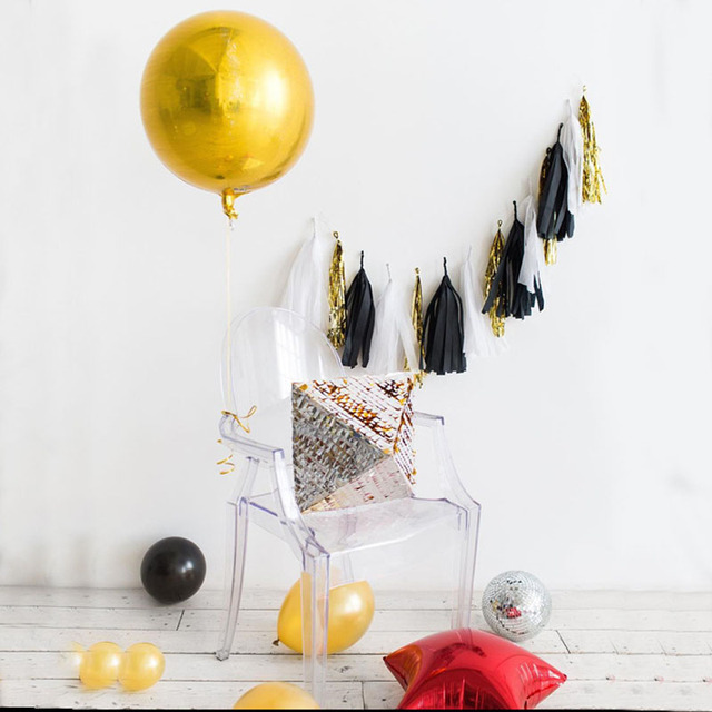 Hurtowa sprzedaż okrągłych aluminiowych balonów z folii aluminiowej o rozmiarach 10/15/18/22 cali - idealne na dekorację ślubną i urodzinową - Wianko - 3