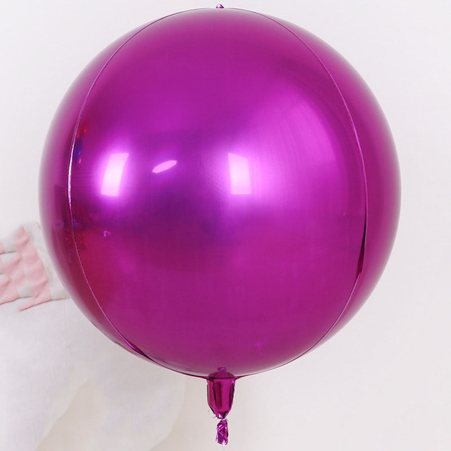 Hurtowa sprzedaż okrągłych aluminiowych balonów z folii aluminiowej o rozmiarach 10/15/18/22 cali - idealne na dekorację ślubną i urodzinową - Wianko - 8