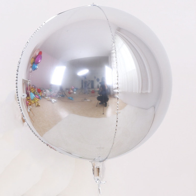 Hurtowa sprzedaż okrągłych aluminiowych balonów z folii aluminiowej o rozmiarach 10/15/18/22 cali - idealne na dekorację ślubną i urodzinową - Wianko - 11