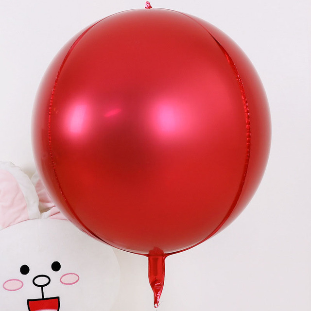 Hurtowa sprzedaż okrągłych aluminiowych balonów z folii aluminiowej o rozmiarach 10/15/18/22 cali - idealne na dekorację ślubną i urodzinową - Wianko - 6