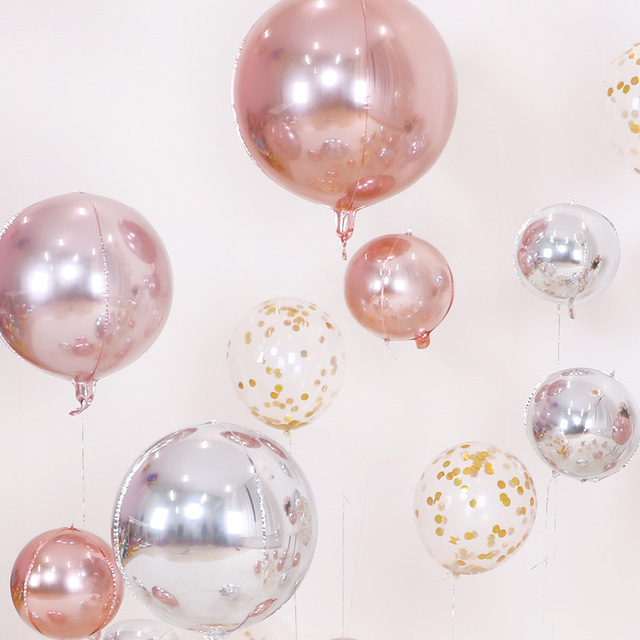 Hurtowa sprzedaż okrągłych aluminiowych balonów z folii aluminiowej o rozmiarach 10/15/18/22 cali - idealne na dekorację ślubną i urodzinową - Wianko - 14