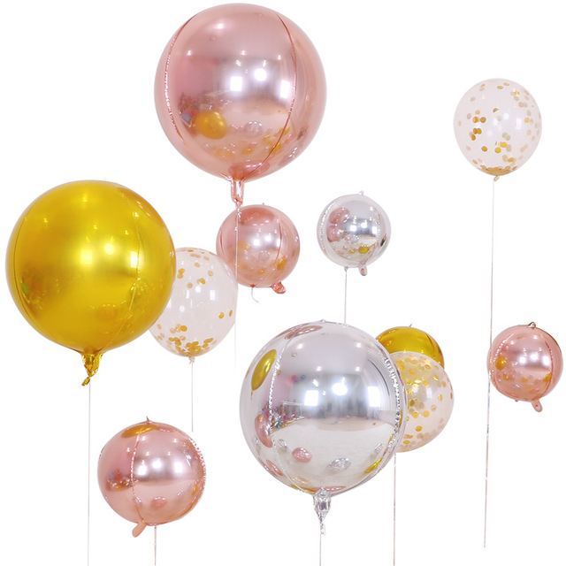 Hurtowa sprzedaż okrągłych aluminiowych balonów z folii aluminiowej o rozmiarach 10/15/18/22 cali - idealne na dekorację ślubną i urodzinową - Wianko - 13
