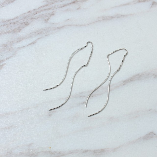 Długie symetryczne kolczyki tassel z prostym zapięciem S-hook dla kobiet - Wianko - 7