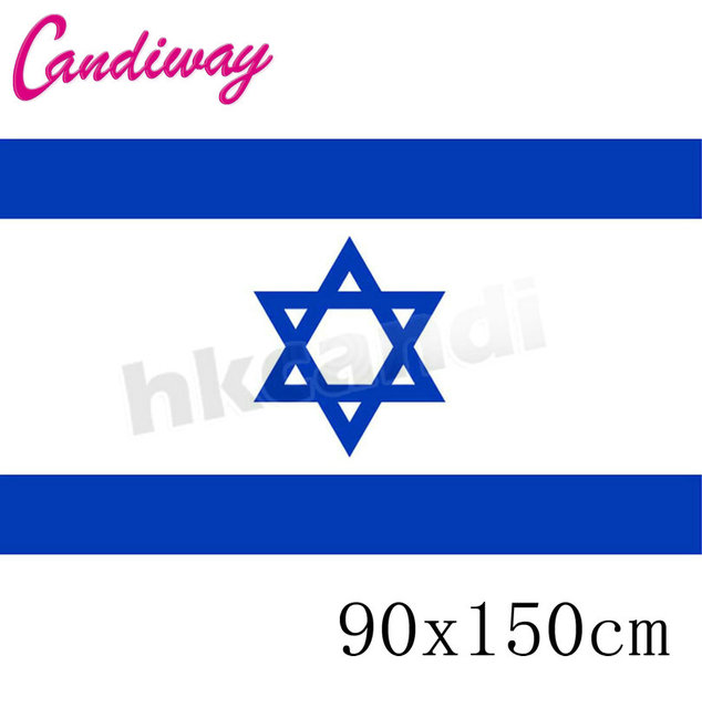 Flaga Izraela 14x21cm, 5 sztuk, małe, do ręki, z tworzywa sztucznego - Wianko - 50