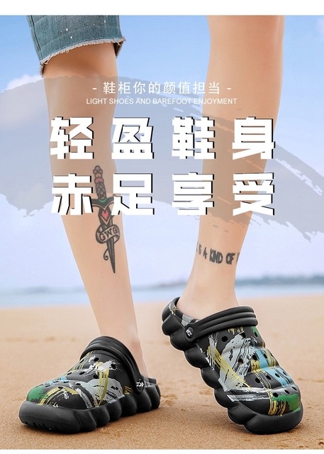 Męskie sandały Daiwa Fishing - antypoślizgowe, wodoodporne i oddychające buty EVA do wody, plaży i aktywności na świeżym powietrzu - Wianko - 5