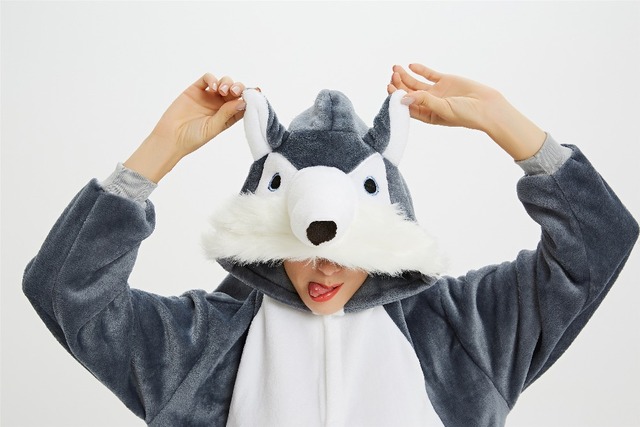 Jednorożec piżama zwierzątka, zima kobiety panda, anime onesie dla dorosłych, kigurumi stitch, licorne, miejsca sypialne, kombinezon - Wianko - 16