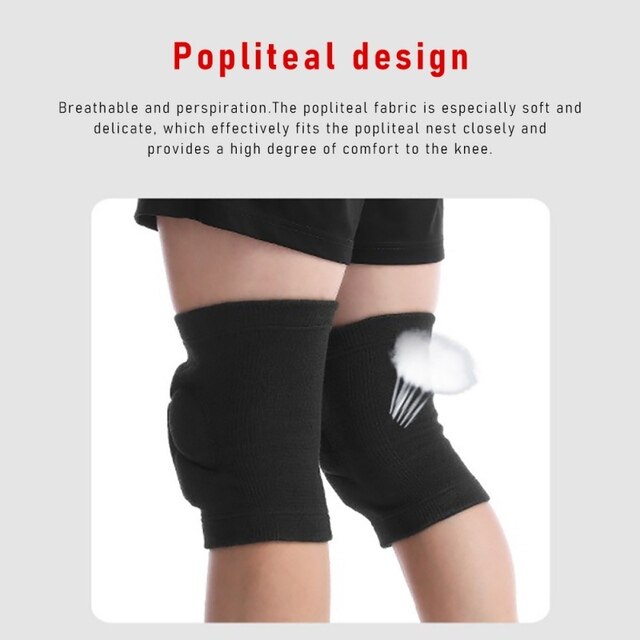 Nakolanniki sportowe gąbkowe z antypoślizgowymi ochraniaczami na kolana - idealne do piłki nożnej i sportów ekstremalnych - Wianko - 5