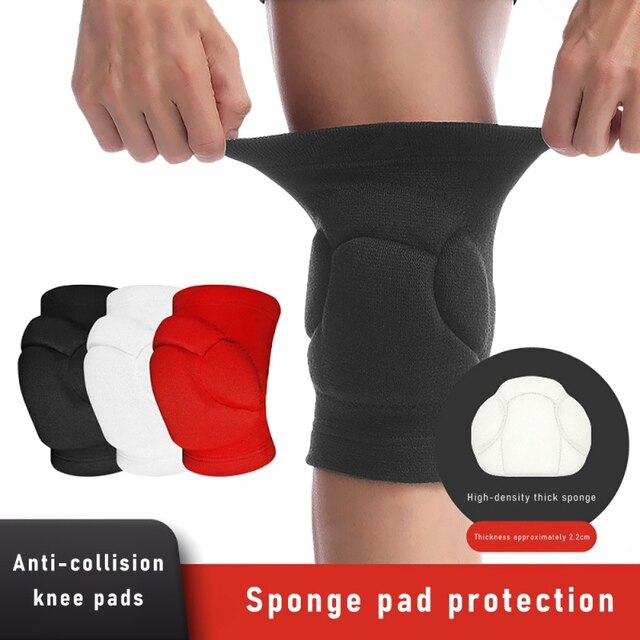 Nakolanniki sportowe gąbkowe z antypoślizgowymi ochraniaczami na kolana - idealne do piłki nożnej i sportów ekstremalnych - Wianko - 6