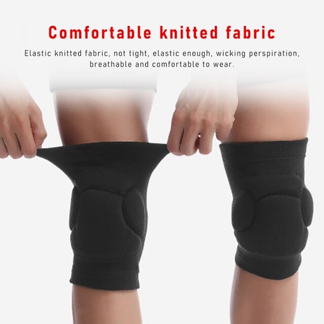 Nakolanniki sportowe gąbkowe z antypoślizgowymi ochraniaczami na kolana - idealne do piłki nożnej i sportów ekstremalnych - Wianko - 4