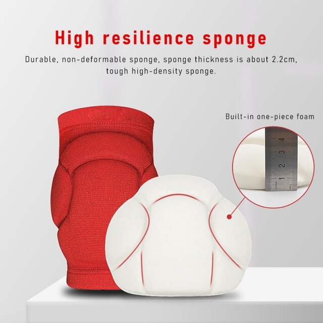 Nakolanniki sportowe gąbkowe z antypoślizgowymi ochraniaczami na kolana - idealne do piłki nożnej i sportów ekstremalnych - Wianko - 9