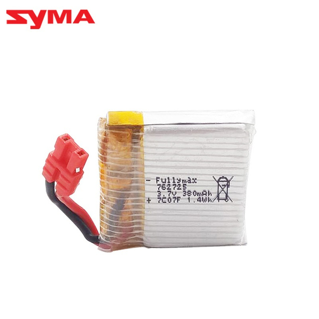 Uaktualnij baterię do dronów Syma X21 / X21w x26 - 3.7 V 380mAh z ładowarką (2 szt.) - Wianko - 2