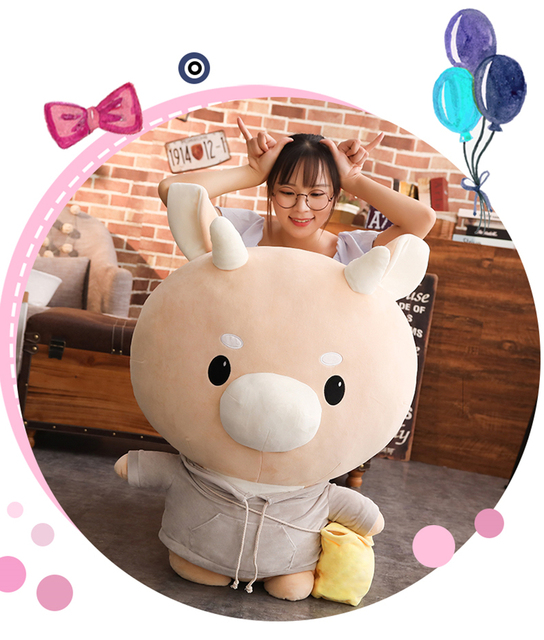 Klocki Pluszowa Krowa Kawaii Koreański Filmowego Dramatu Dziecięcy Prezent Urodzinowy - Wianko - 20