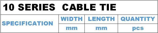 Opaska zaciskowa do kabli 100 sztuk/partia 8*550mm z tworzywa sztucznego z wielokrotnym użytkiem, z naprawianym drutem, wstążką, klamrą i paskiem na szyję - Wianko - 56