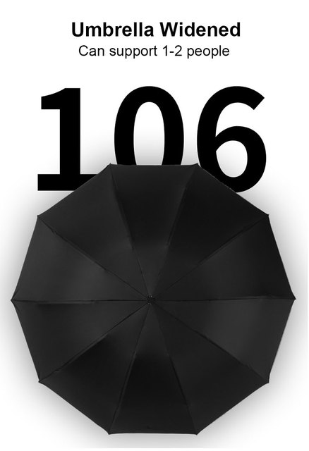 Składany parasol LED z automatycznym reversiem, wiatroodporny z regulowanym kątem - Wianko - 13
