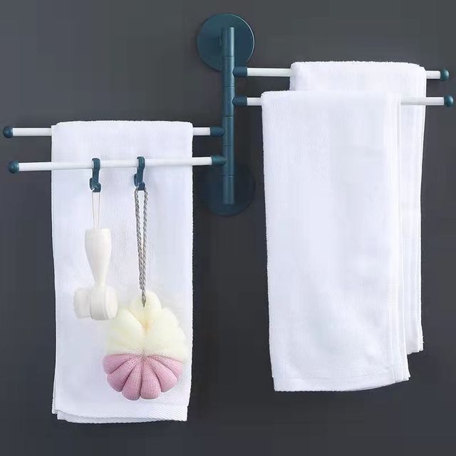 Uchwyt na ręcznik łazienkowy do montażu na ścianie, stelaż półki do szafki - Wianko - 8
